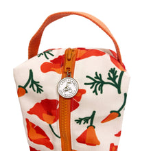 Load image into Gallery viewer, Box Zip: Poppy Cream: 5.25" W x 3.25" H x 9"
