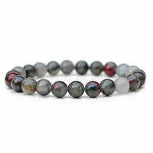 Load image into Gallery viewer, Earths Elements Wholesale - Crystal Bracelet - 8mm Bloodstone, pack of 5
