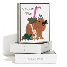 Load image into Gallery viewer, Red Cap Cards - Capybara Friend greeting card: Single
