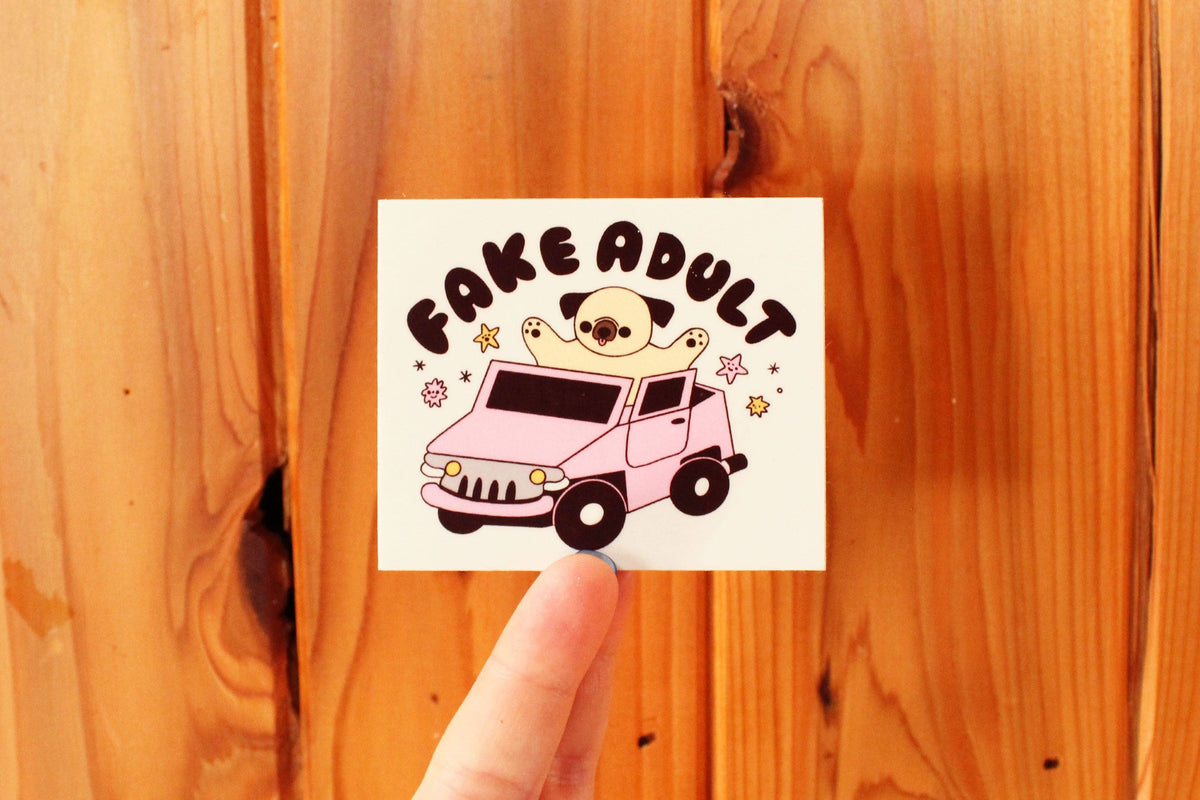 Fake Adult Sticker – Maker's Loft Boutique