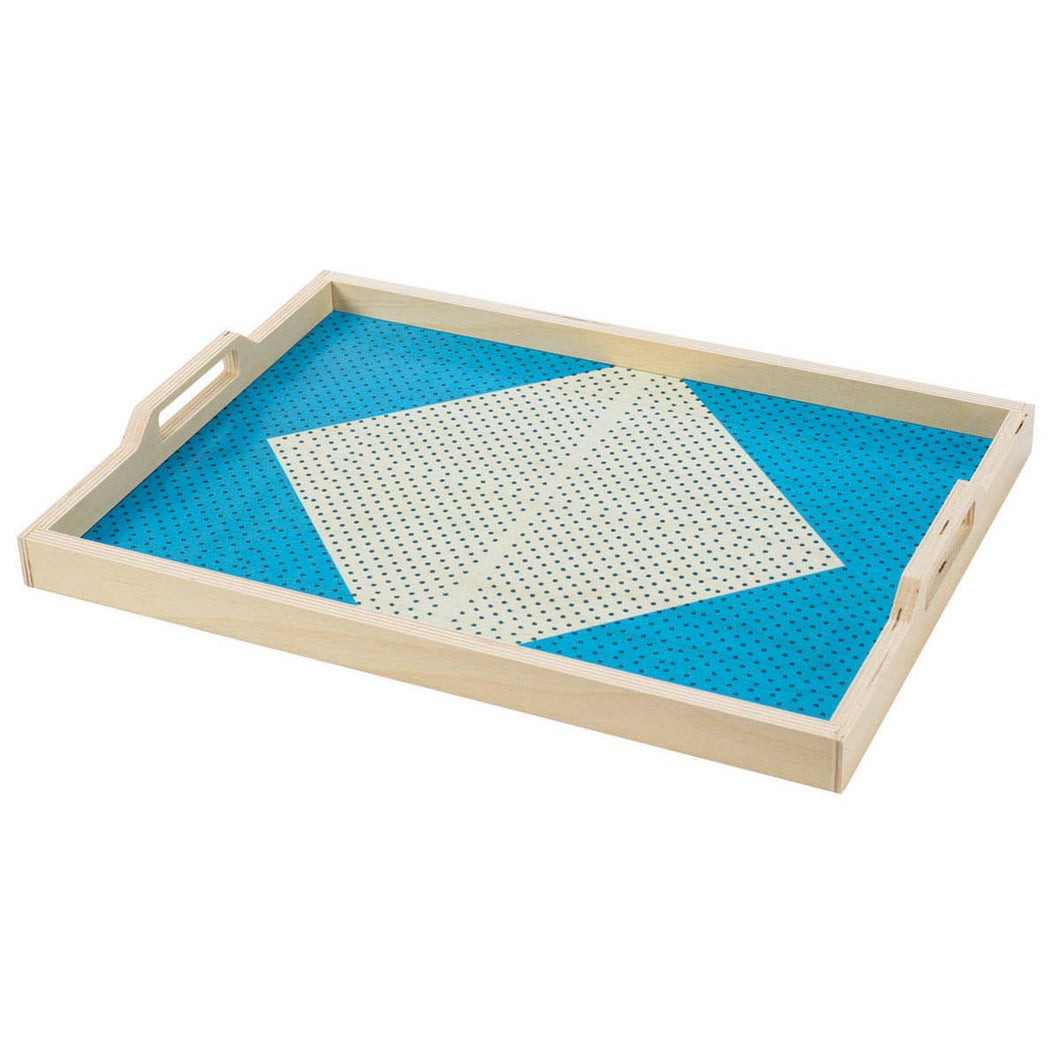 SALE- Cortina Blue Large Serving Tray