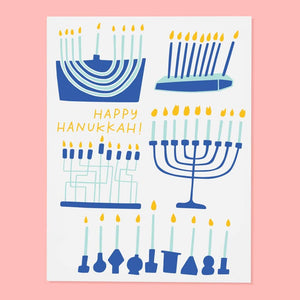 Menorahs Card (Set of 6)