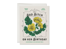 Load image into Gallery viewer, Bad Bitch birthday greeting card
