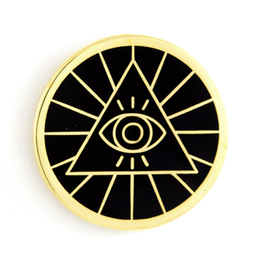 Illuminati Enamel Pin