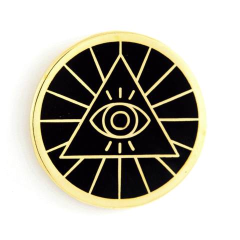 Illuminati Enamel Pin