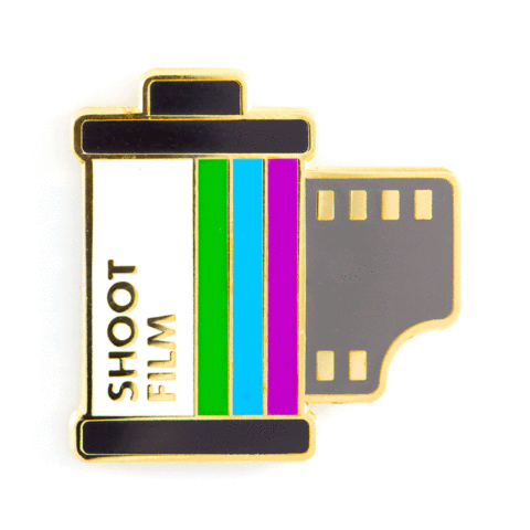 Shoot Film Enamel Pin