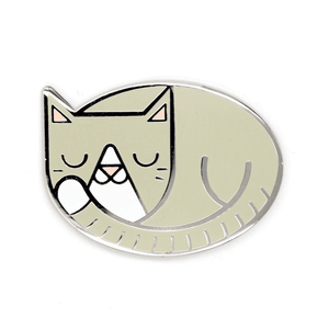 Cat Nap Enamel Pin