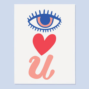 Eye Heart U Card