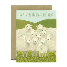 Load image into Gallery viewer, Badass Sheep Birthday Card
