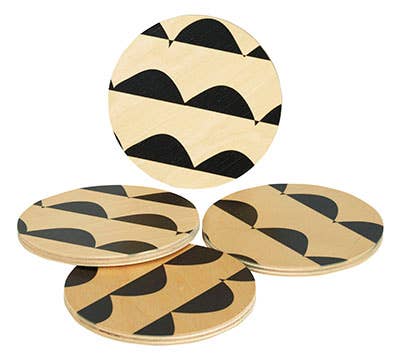 Curves Round Coasters