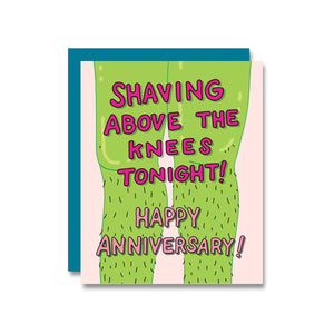 Anniversary Shave, Card