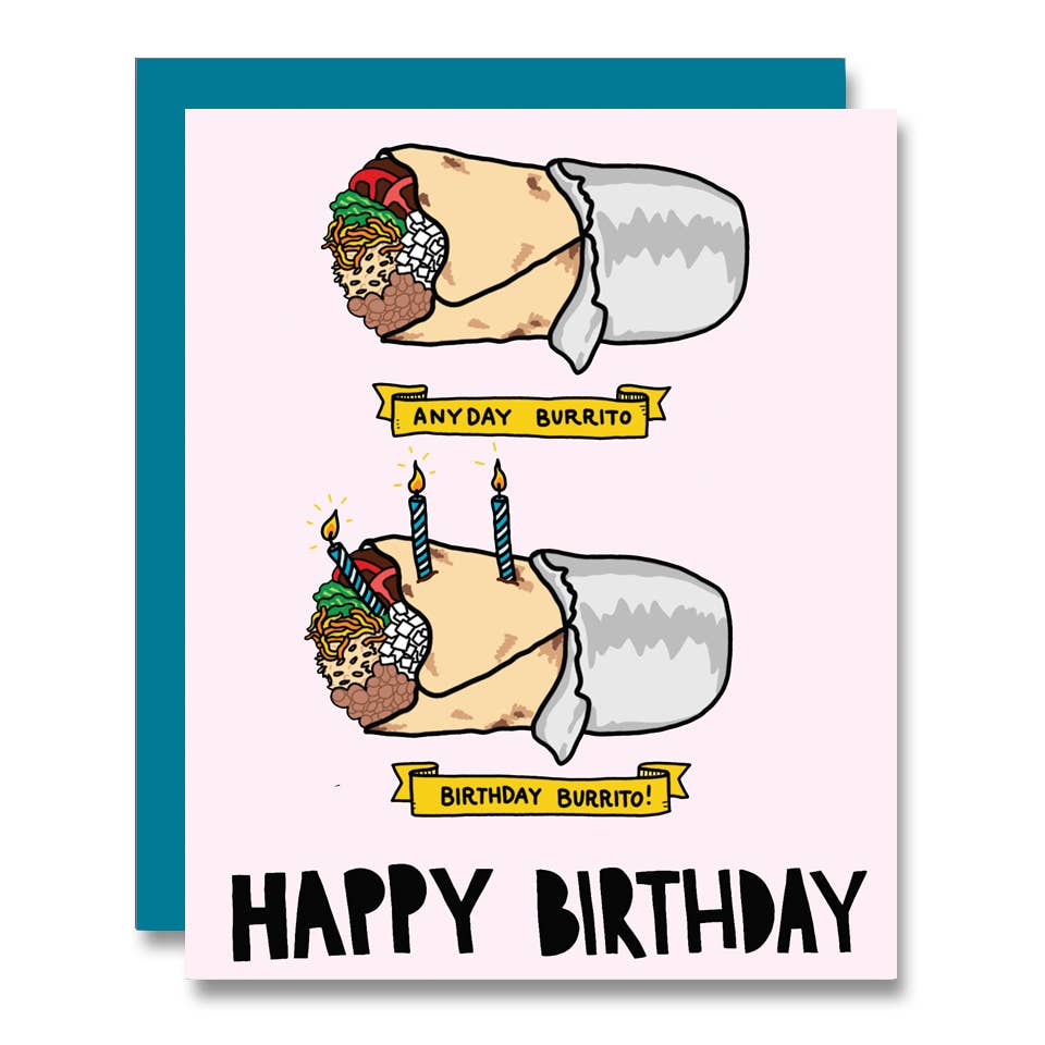 Burrito Birthday Card