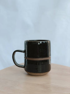 Tall Black Stripe Mug