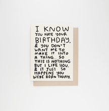 Load image into Gallery viewer, I Know You Hate Your Birthday
