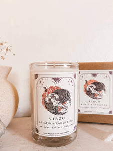 Virgo Zodiac Candle