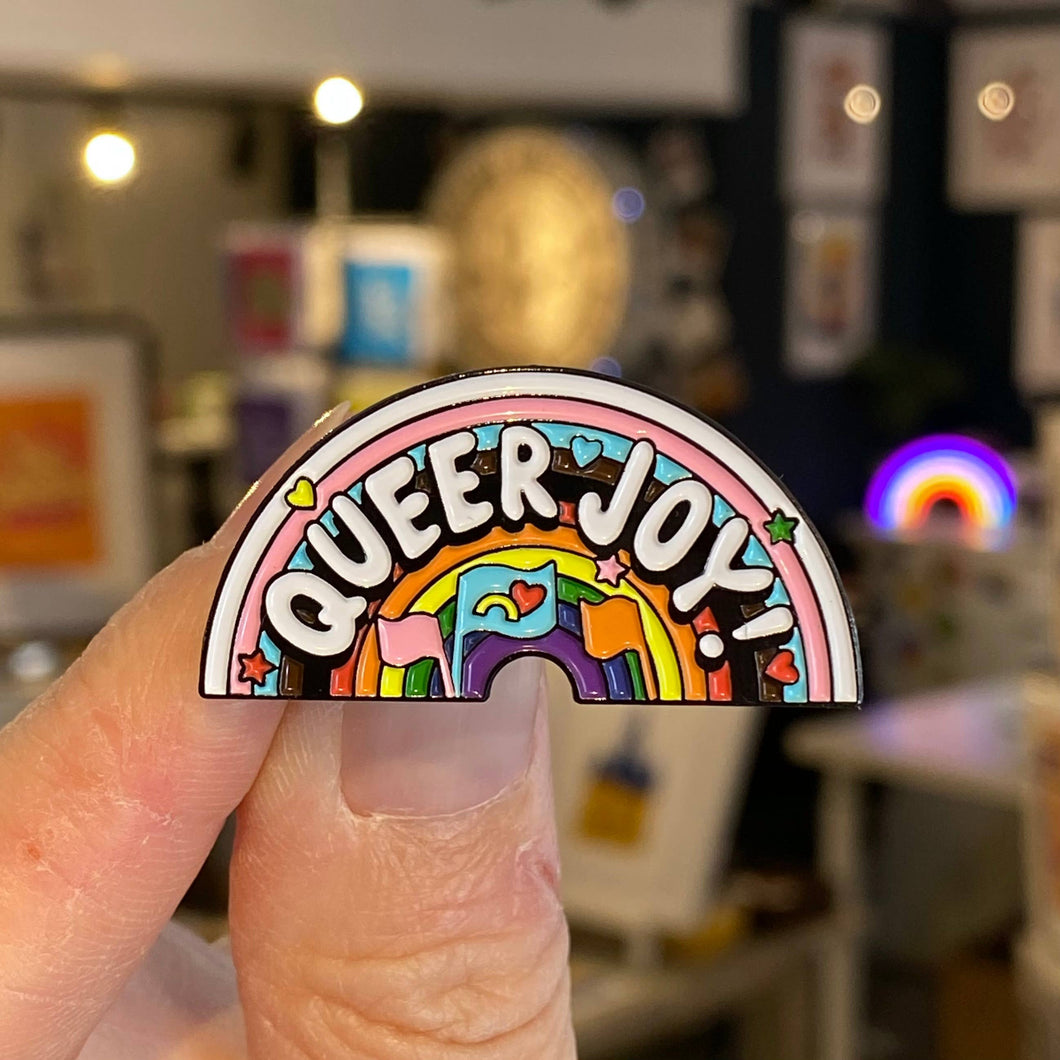 Queer Joy! Enamel Pin Badge