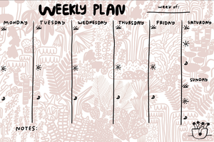 Plants Weekly Planner