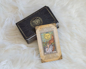 Antique Tarot Cards With Keywords