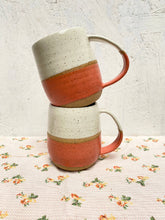 Load image into Gallery viewer, MUG: Cream / matte coral
