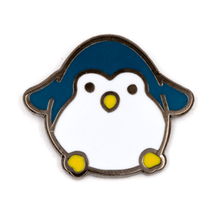 Happy Penguin Enamel Pin