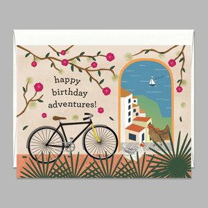 Bike Adventures Birthday Card