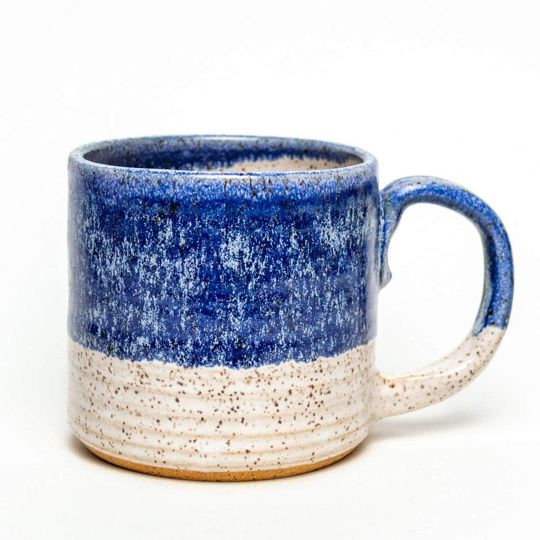 Blue Frost Hand-thrown, in Ohio, Stoneware Ceramic  12-14oz Mug
