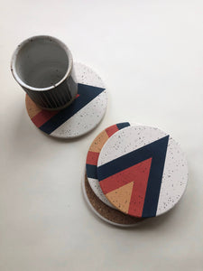 ARROW Absorbent Stone Coasters set of 4