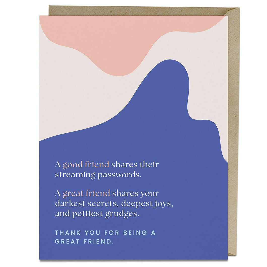 Great Friend Card