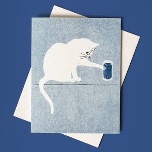 Water Glass - Risograph Card