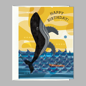 Whale Good Times Birthday Card