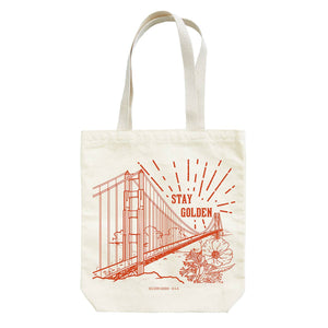 SF Golden Tote Bag