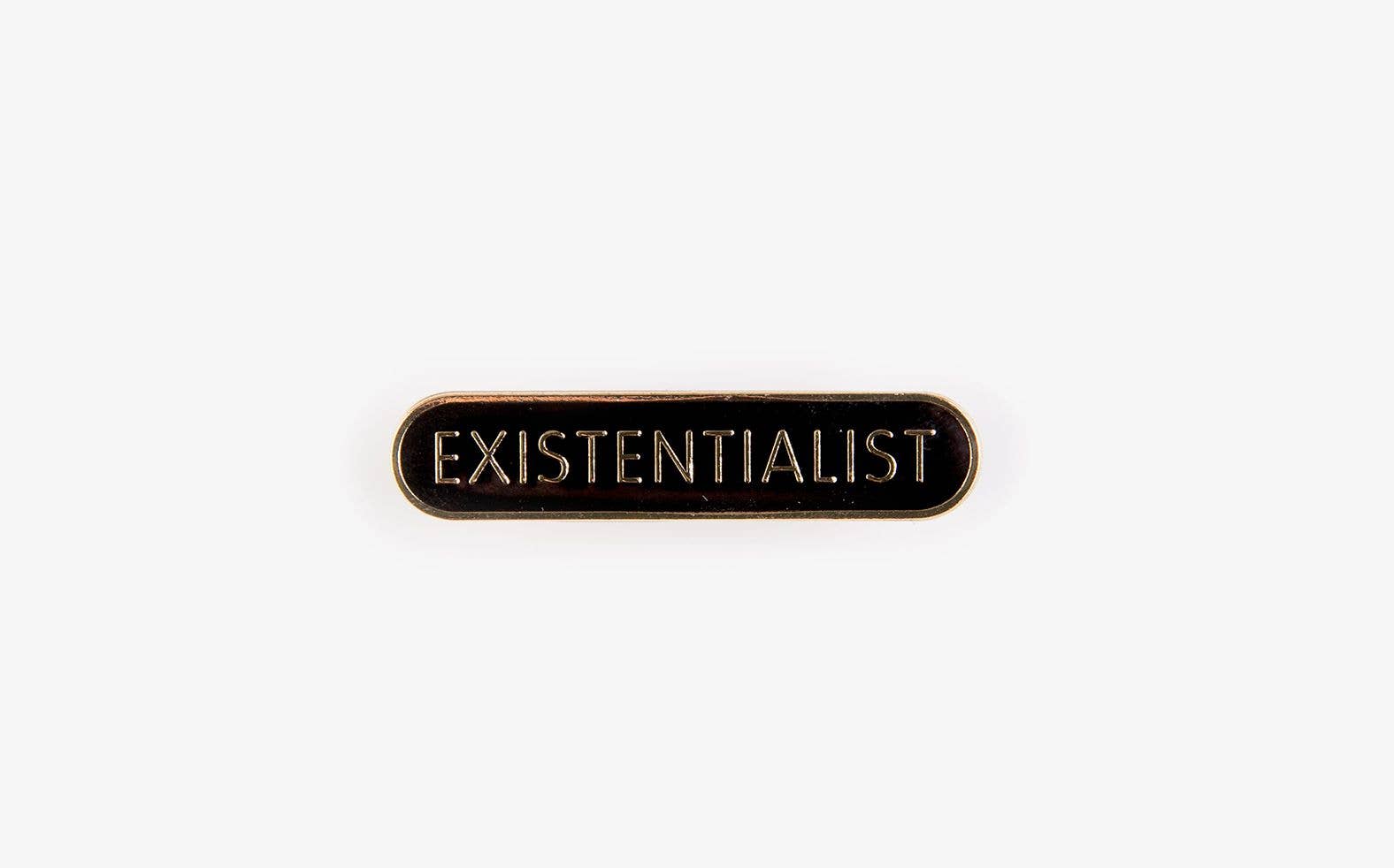 Existentialist Fashion Lapel Pin, Minimalist Unique Gift – Maker's Loft  Boutique
